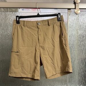 Men's Tan Golf Shorts